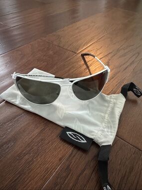 Smith Foley Matte White Sunglasses w/ Original Case
